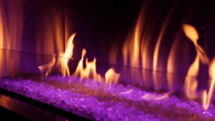 Modern electric fireplace